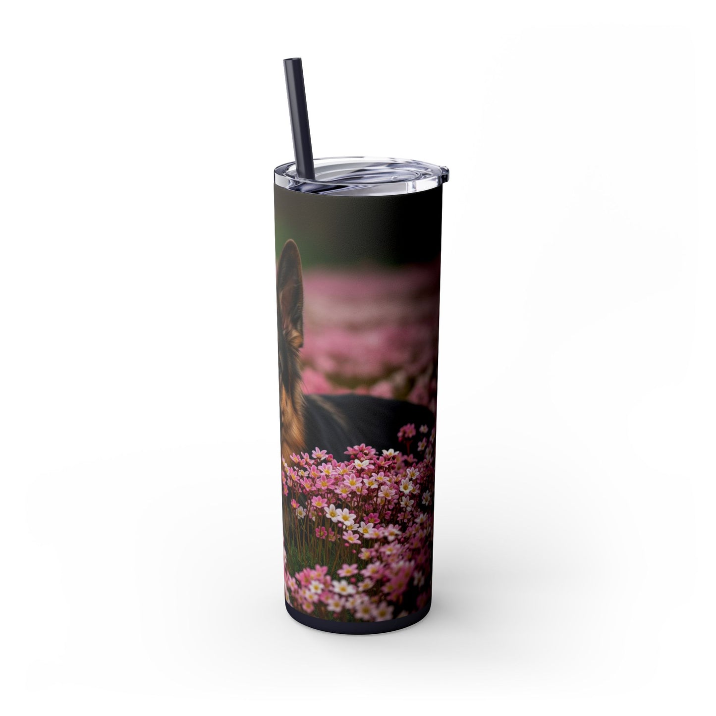 German Shepherd Tumbler with Straw, 20oz