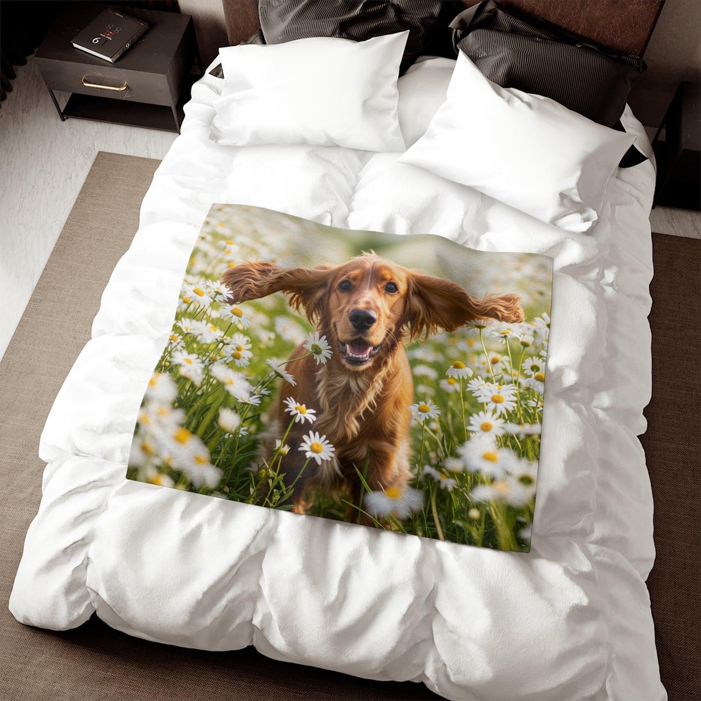 English Cocker Spaniel Sweatshirt Blanket