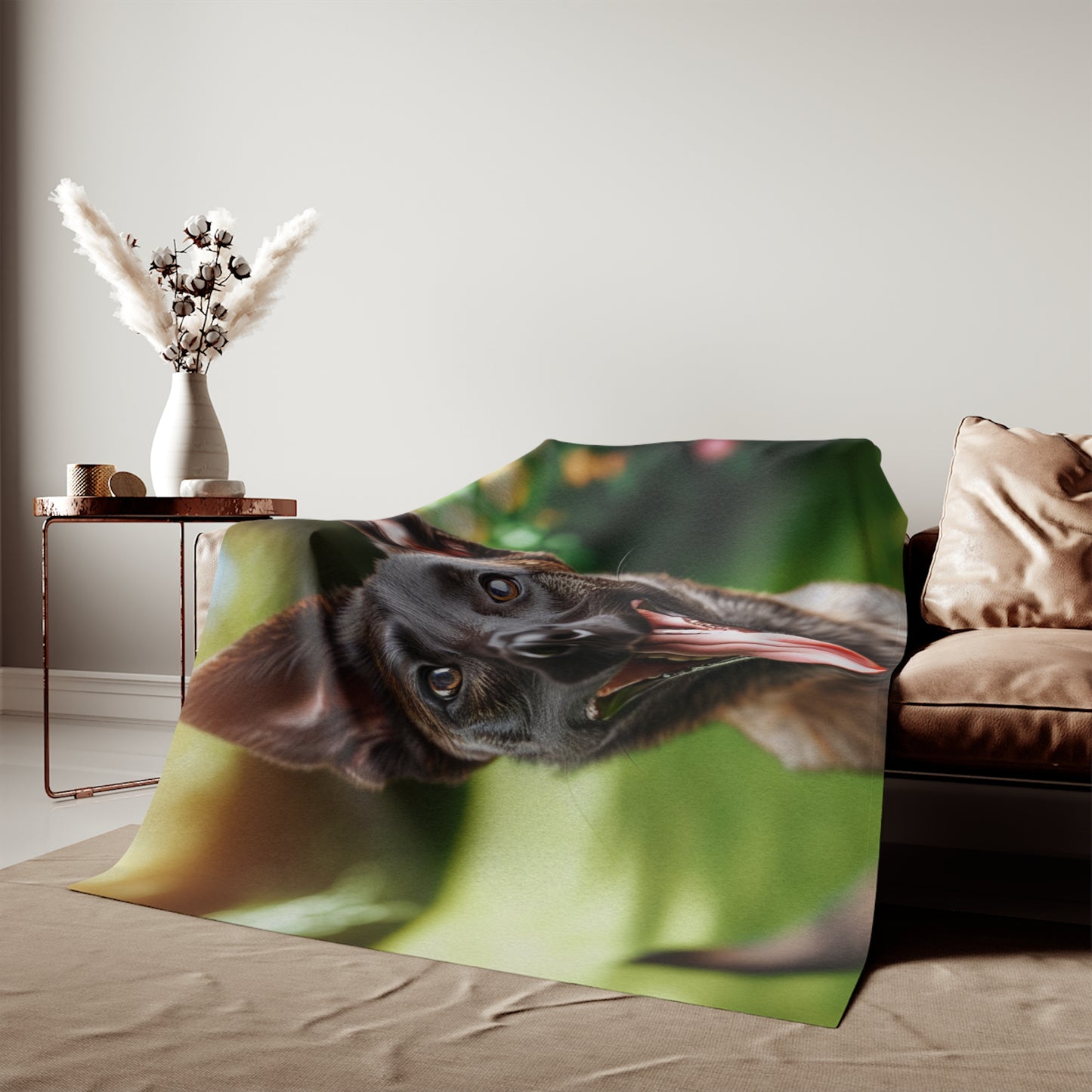 Dutch Shepherd Dog Sweatshirt Blanket