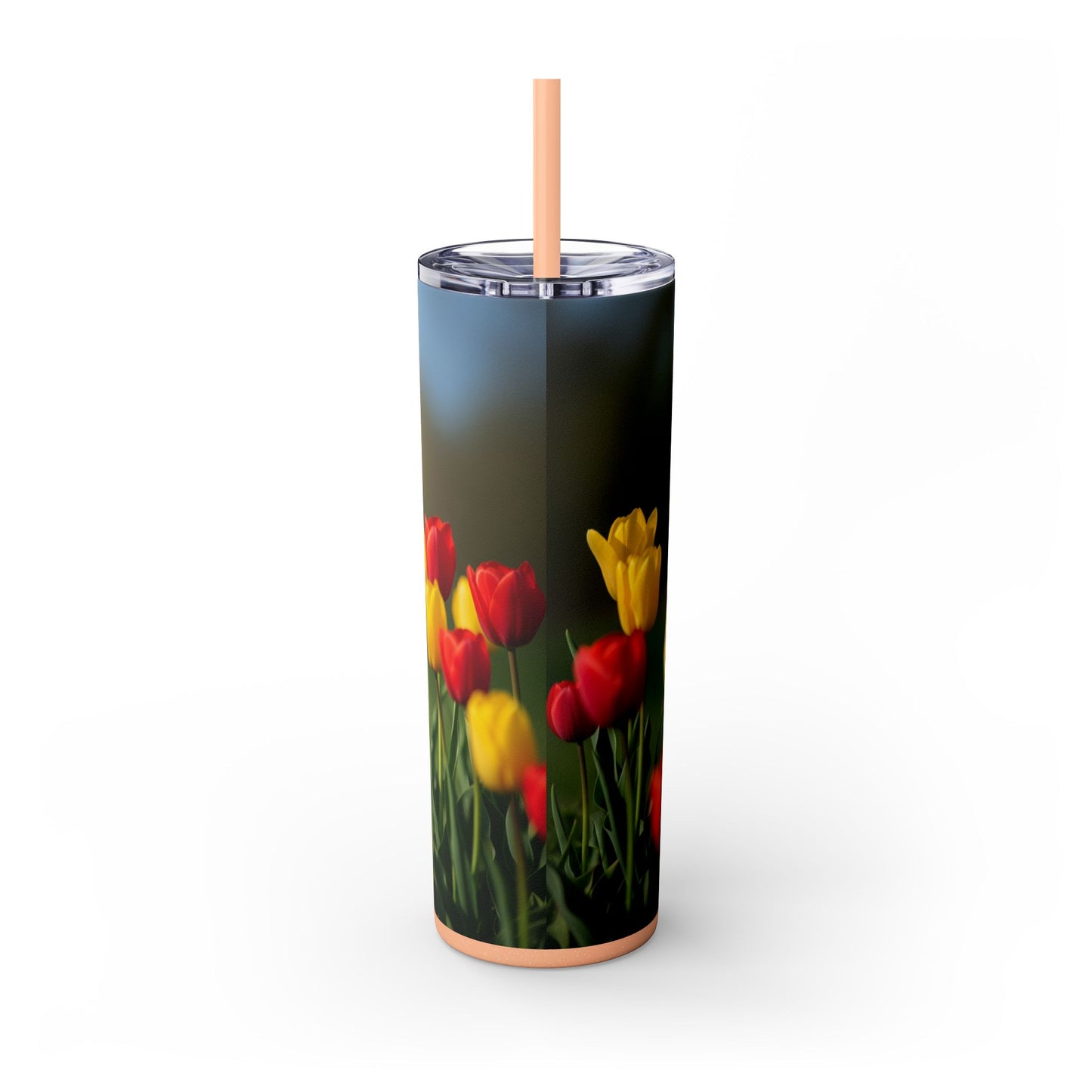 Pumi Skinny Tumbler with Straw, 20oz