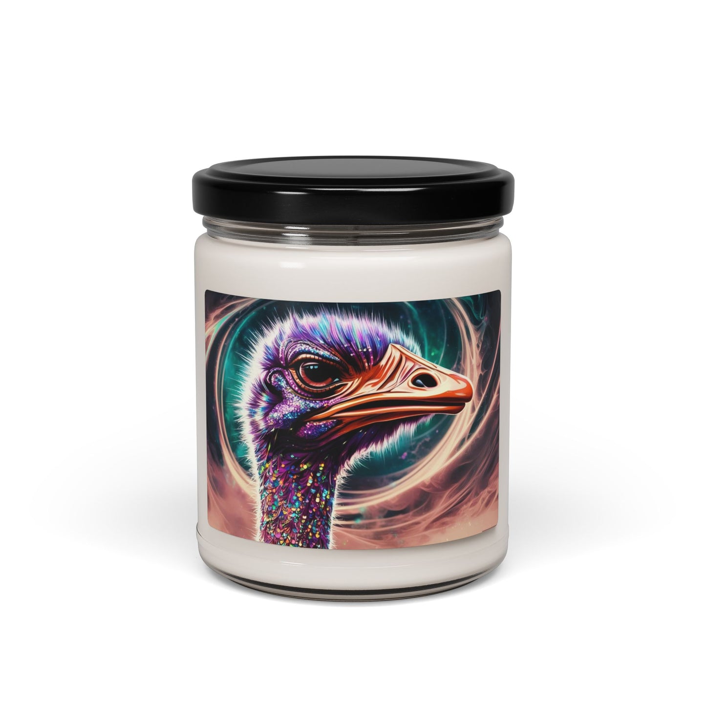 Glittery Ostrich- Scented Soy Candle, 9oz