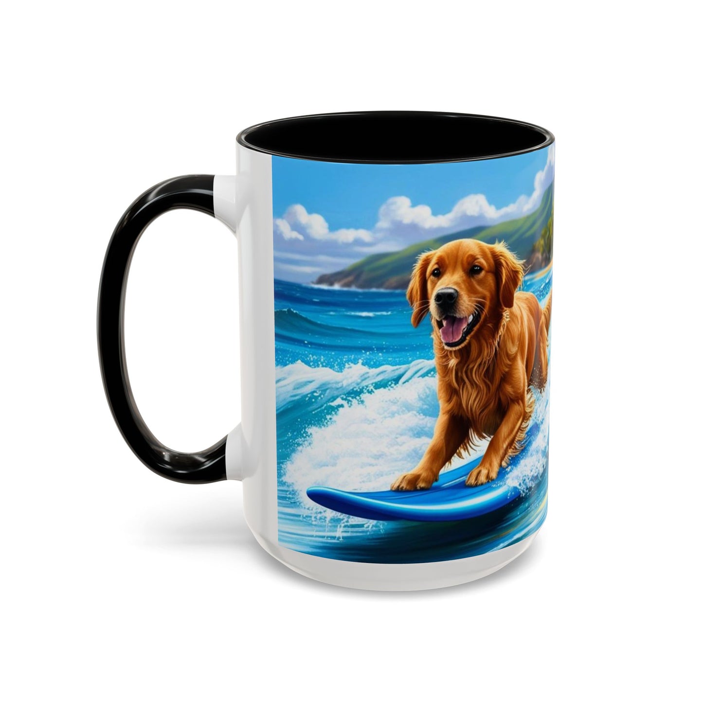 Taza de café con detalles de Surf Dogs: el regalo perfecto para los amantes de los perros