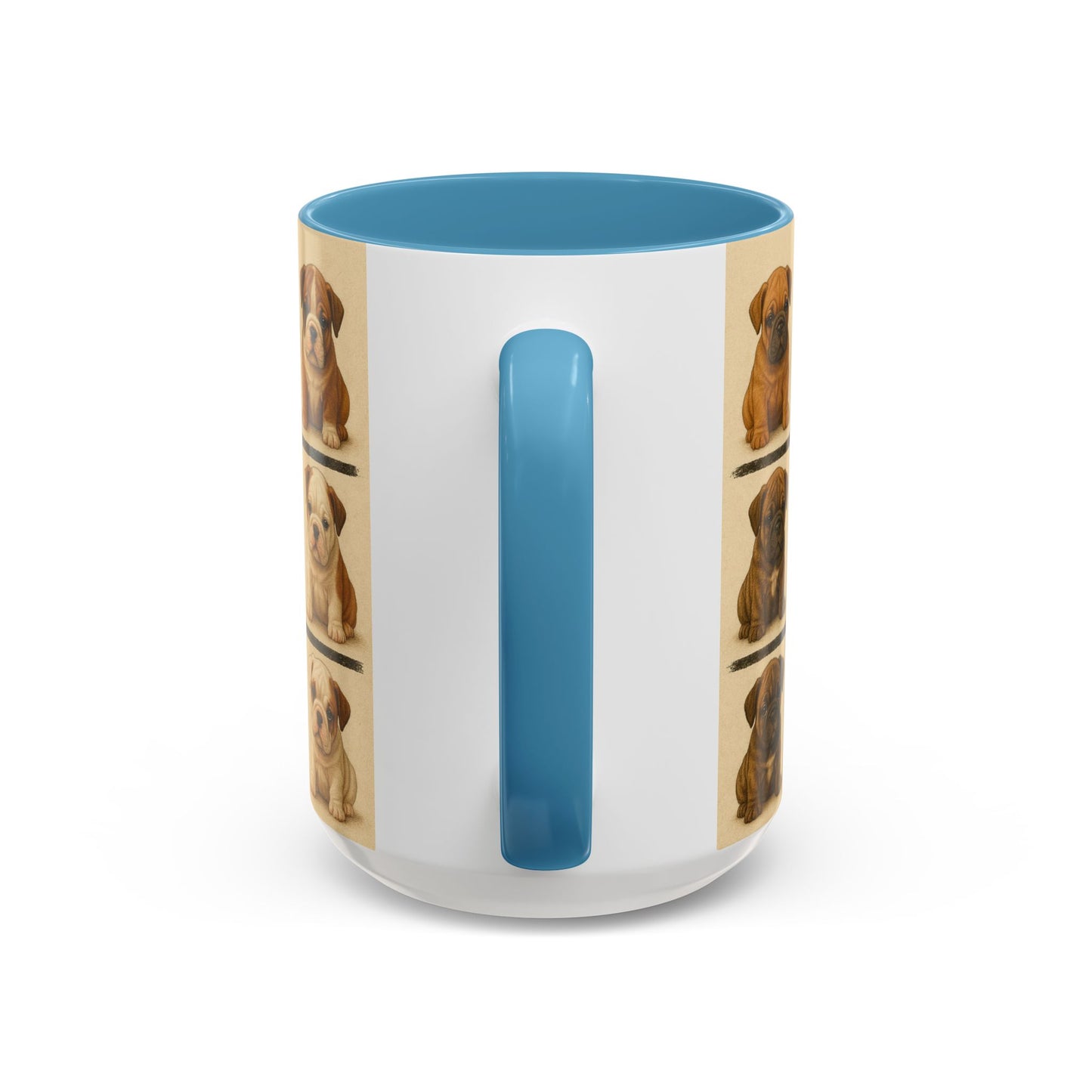 Bulldog puppies Accent Coffee Mug - Perfect Gift for Dog Lovers