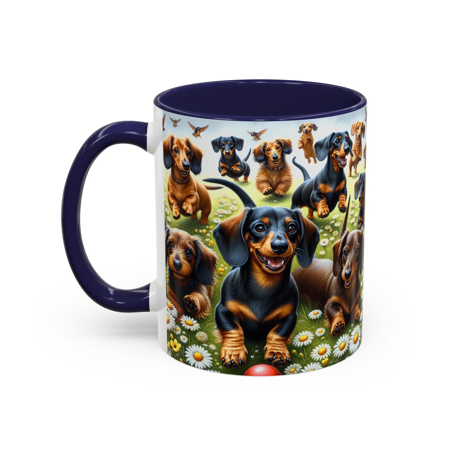Dachshund Accent Coffee Mug - Perfect Gift for Dog Lovers