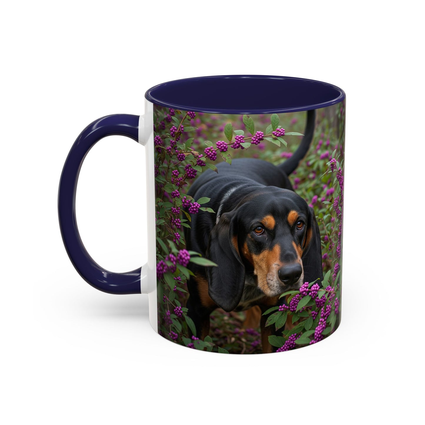 Black and Tan Coonhound Accent Coffee Mug - Perfect Gift for Dog Lovers