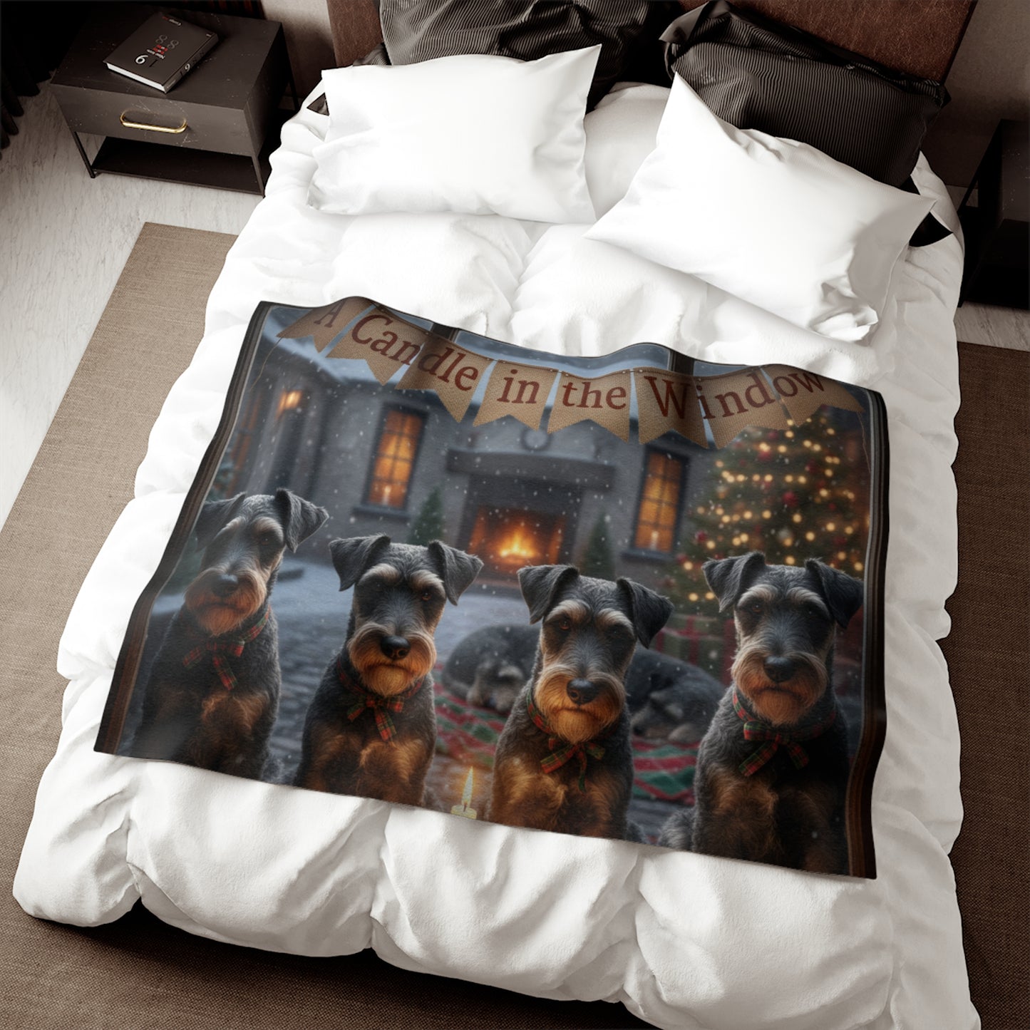 Kerry Blue Terrier Blanket