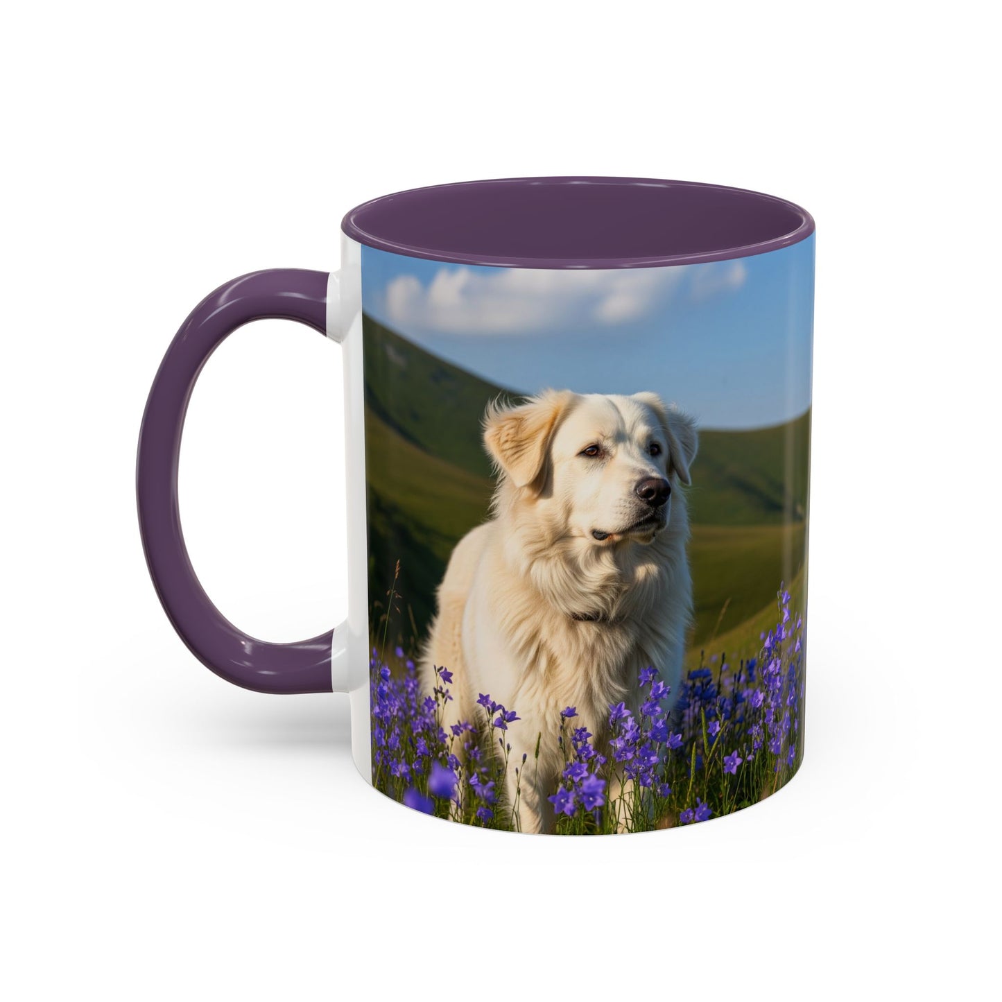 Mug à café avec motif Berger des Carpates roumain - Cadeau idéal pour les amoureux des chiens