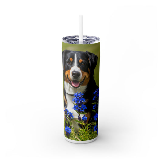 Appenzeller Sennenhund Tumbler with Straw, 20oz