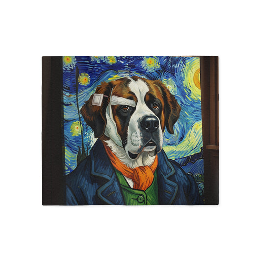 Saint Bernard Sweatshirt Blanket