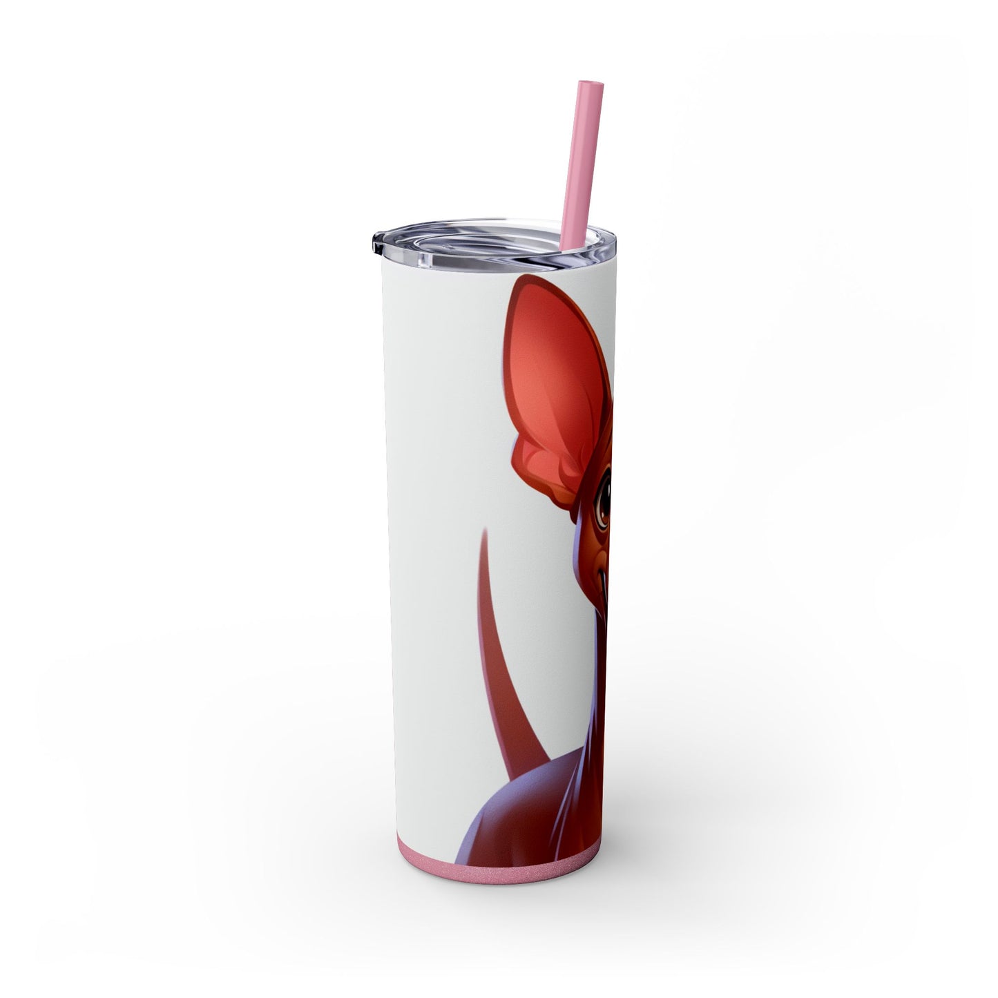 Vaso Cirneco dell'Etna con pajita, 20 oz