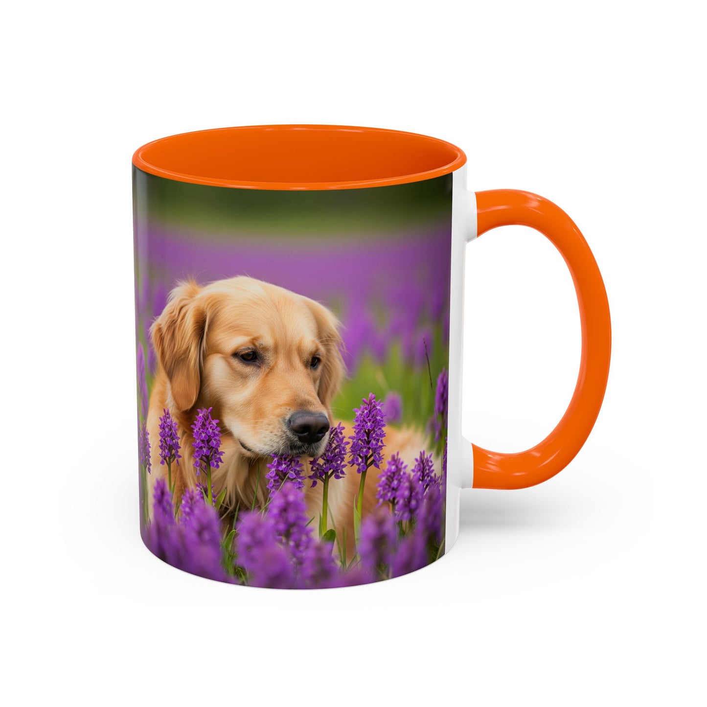 Golden Retriever Accent Coffee Mug - Perfect Gift for Dog Lovers