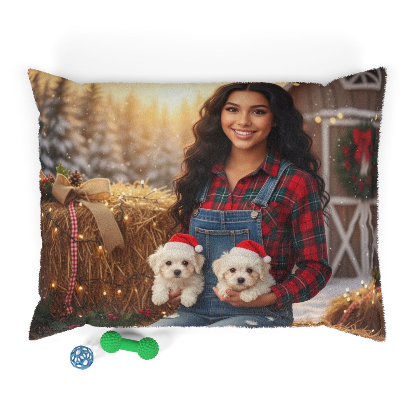Holiday Farmhouse Pet Bed