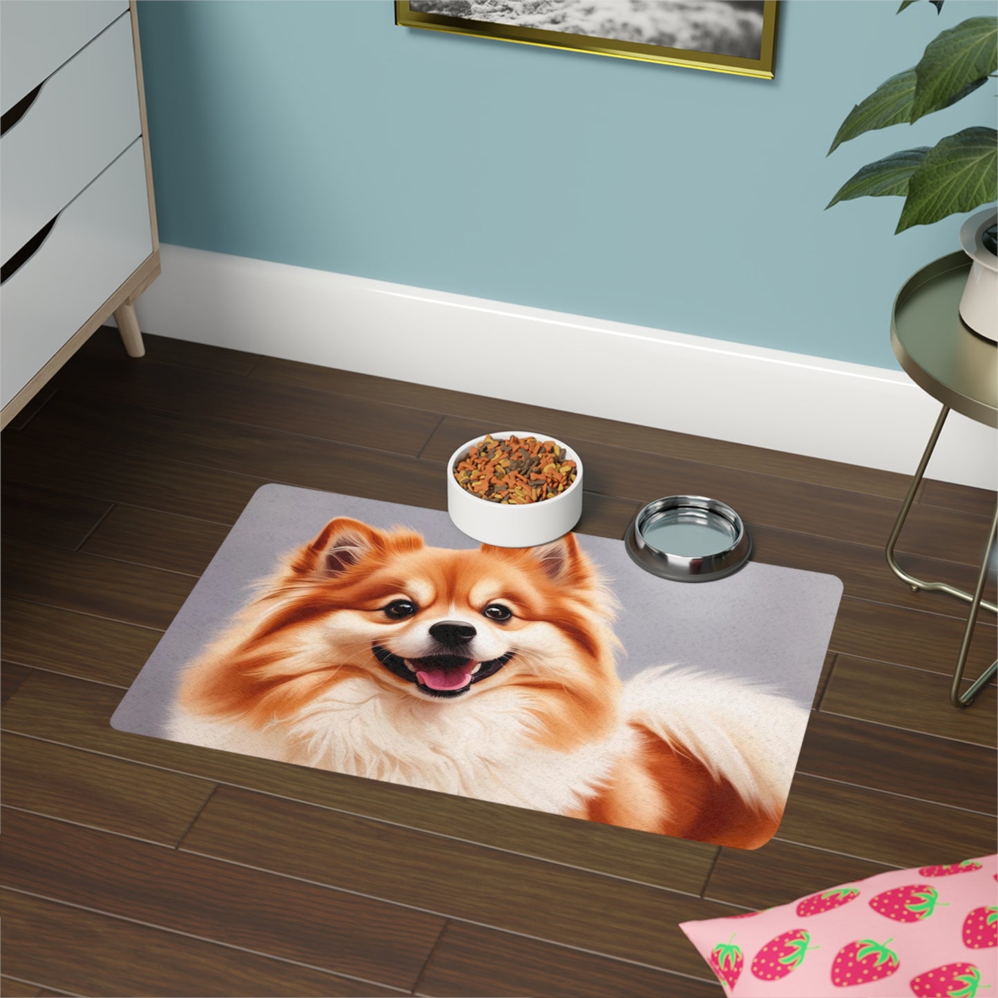 Pet Food Mat (12x18) - Keeshond