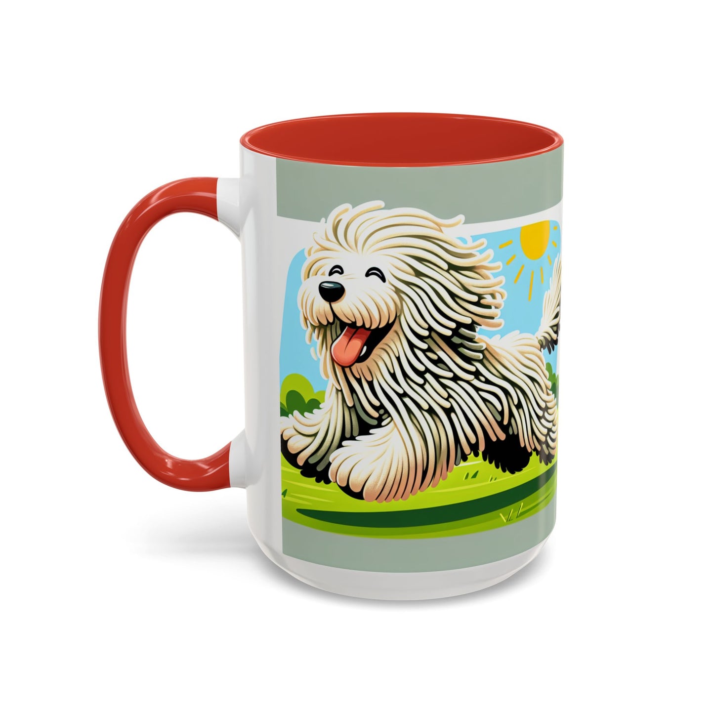 Mug Komondor Accent - Le cadeau idéal pour les amoureux des chiens