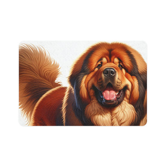 Pet Food Mat (12x18) - Tibetan Mastiff