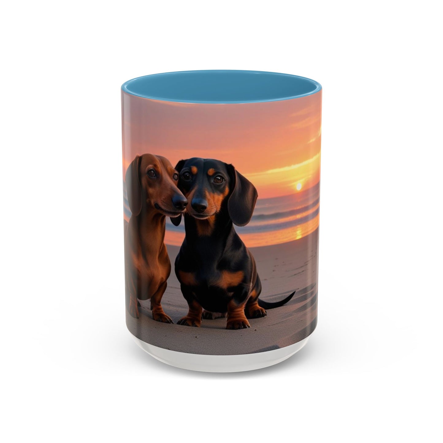 Dachshund Love Accent Coffee Mug - Perfect Gift for Dog Lovers