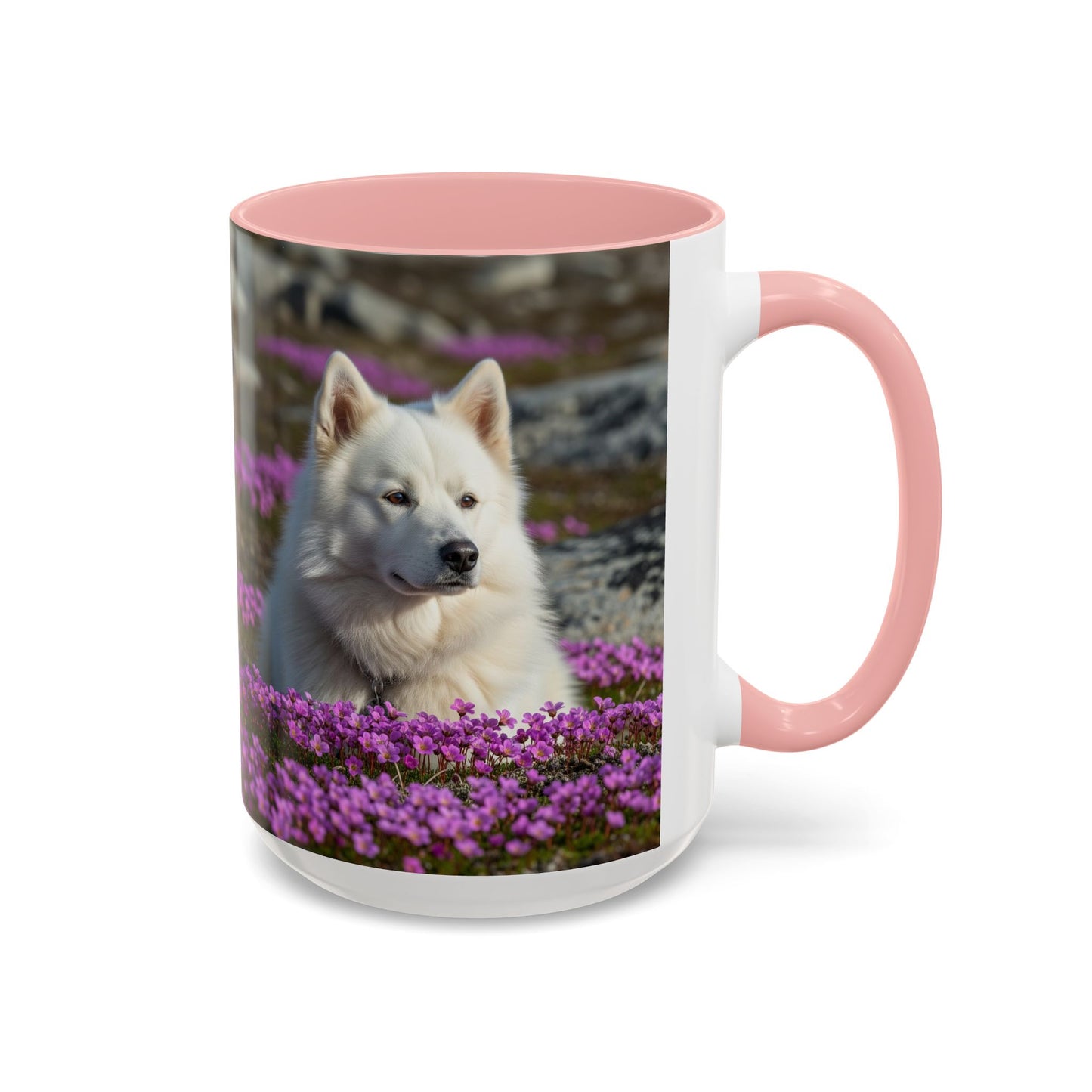 Canadian Eskimo Dog Accent Coffee Mug - Perfect Gift for Dog Lovers