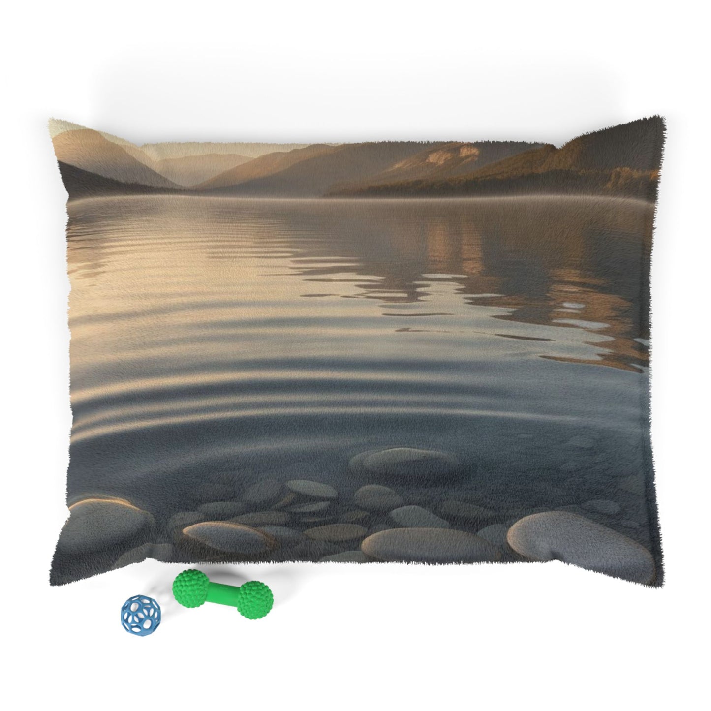 Ripple in a Mountain Lake Pet Bed