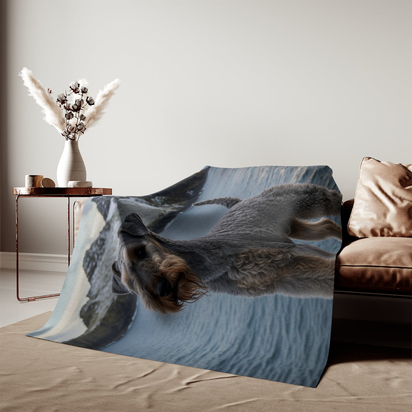 Kerry Blue Terrier Blanket
