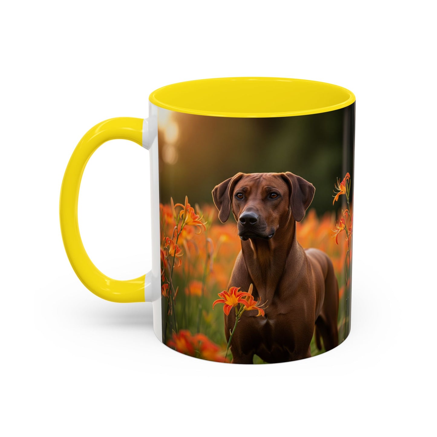 Taza de café con diseño de Rhodesian Ridgeback: el regalo perfecto para los amantes de los perros.