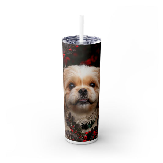 Pekapoo Tumbler with Straw, 20oz