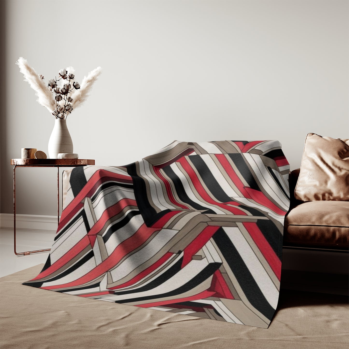 Sweat-shirt/couverture à illusion d'optique