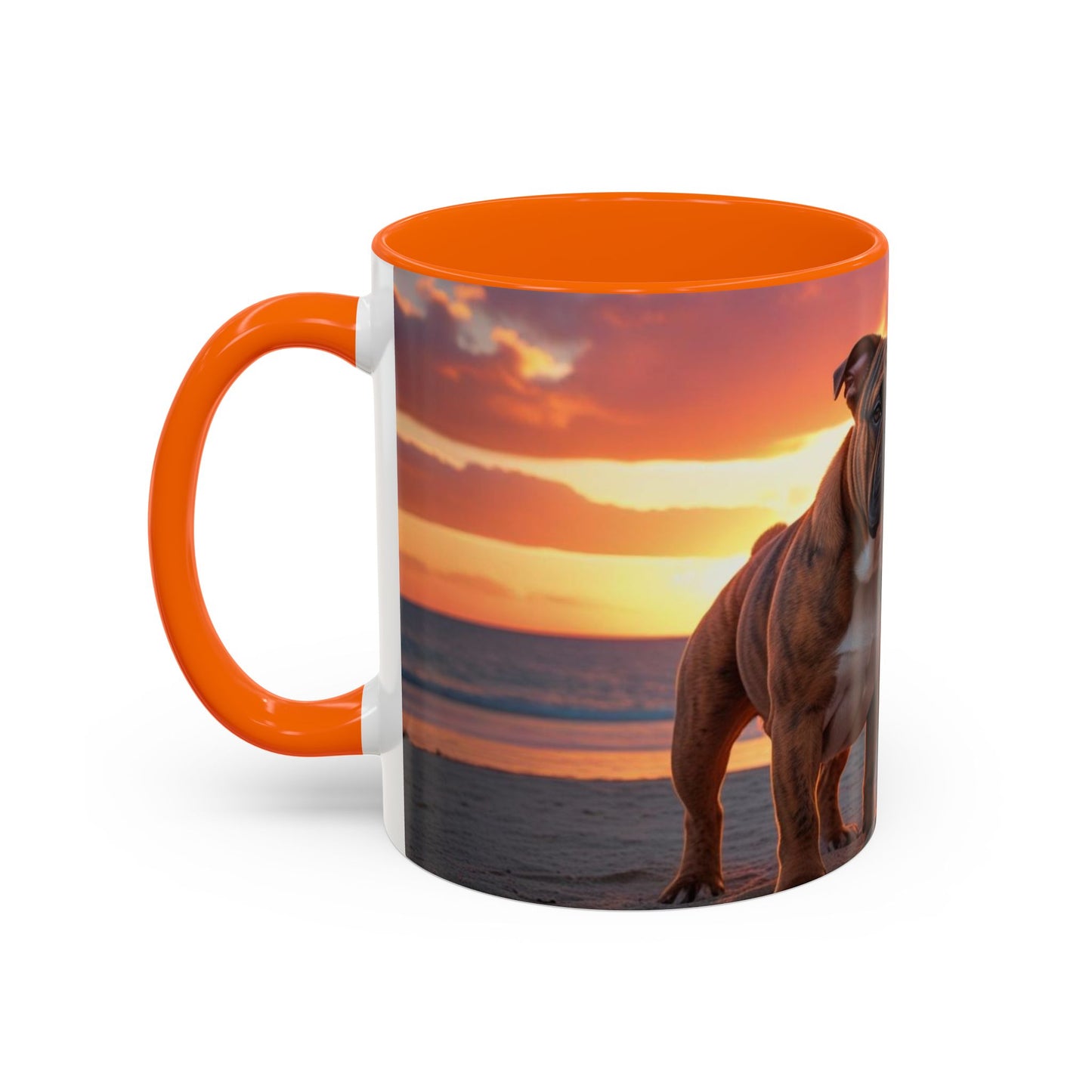 Bulldog Love Accent Coffee Mug - Perfect Gift for Dog Lovers