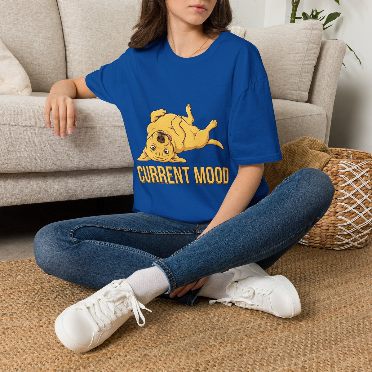 Yellow Labrador Retriever Current Mood Tee Shirt
