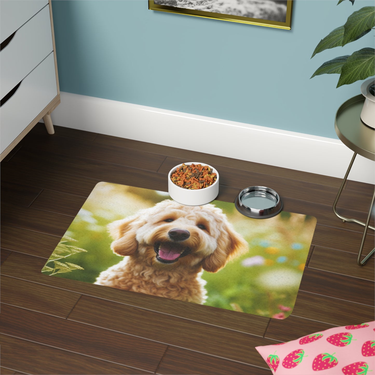 Pet Food Mat (12x18) - Labradoodle