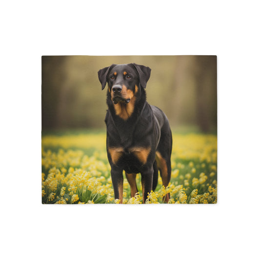 Beauceron Sweatshirt Blanket