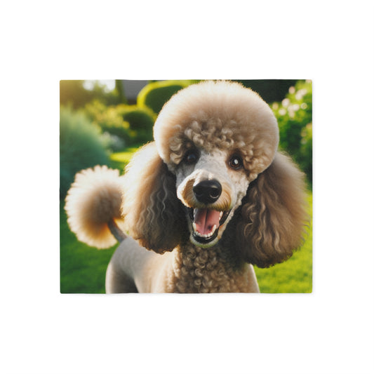 Standard Poodle Sweatshirt Blanket