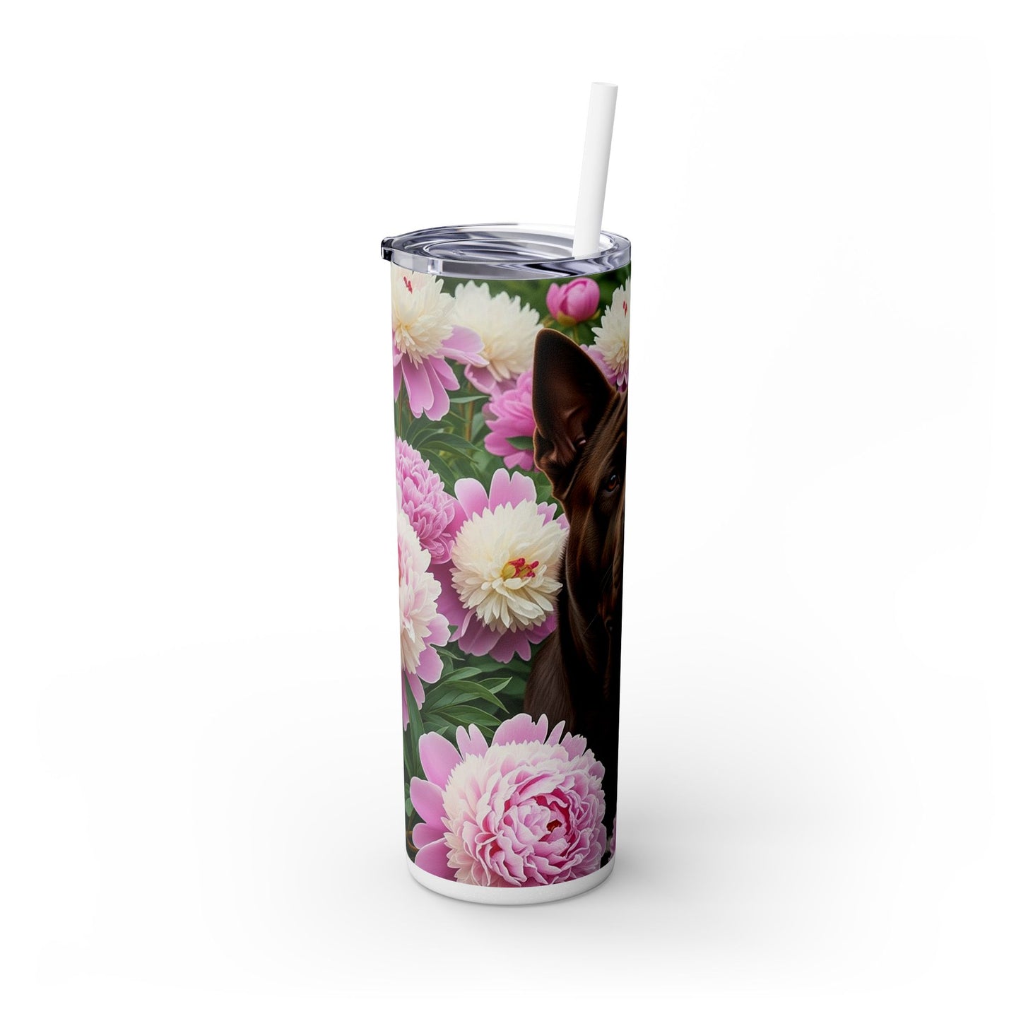 Gobelet isotherme de Chongqing (Chine) avec paille, 590 ml (20 oz).