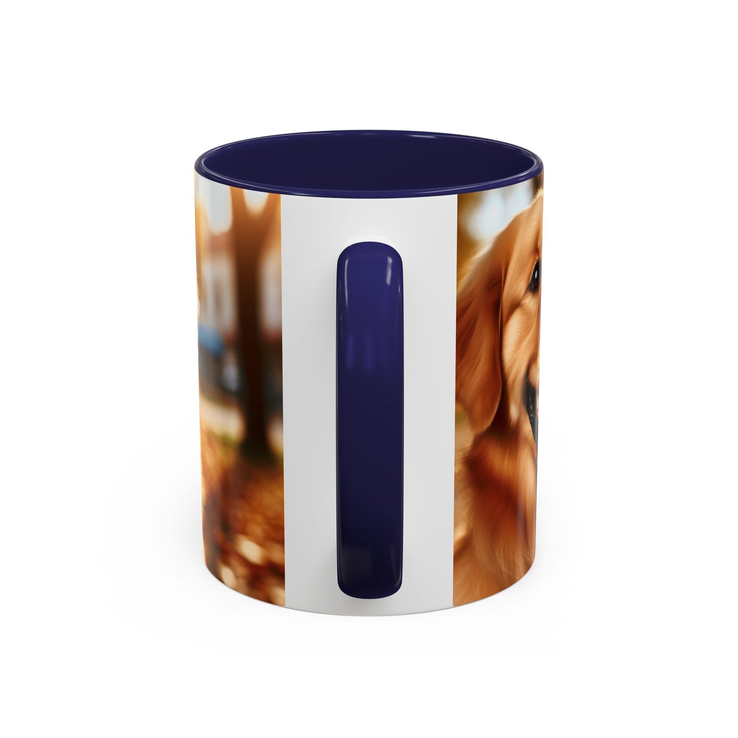 Golden Retriever Accent Coffee Mug - Perfect Gift for Dog Lovers