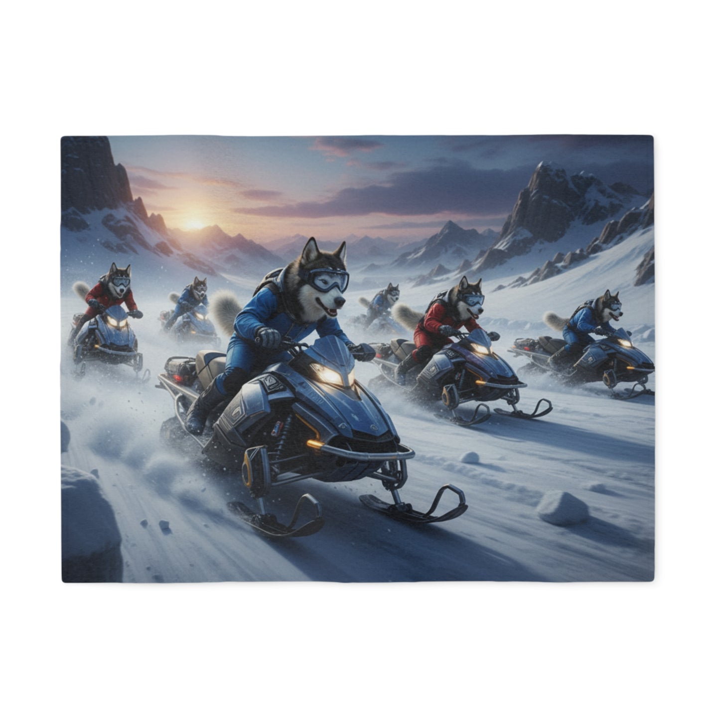 Alaskan Malamute Sweatshirt Blanket