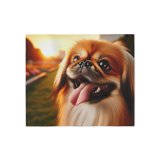 Pekingese Sweatshirt Blanket