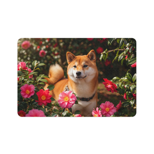 Pet Food Mat (12x18) - Shiba Inu