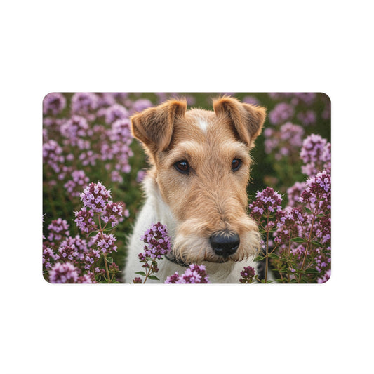 Pet Food Mat (12x18) - Fox Terrier