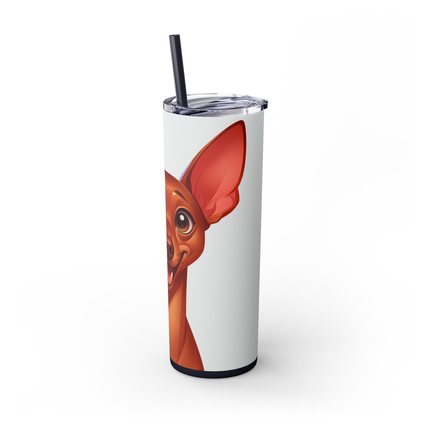 Vaso Cirneco dell'Etna con pajita, 20 oz