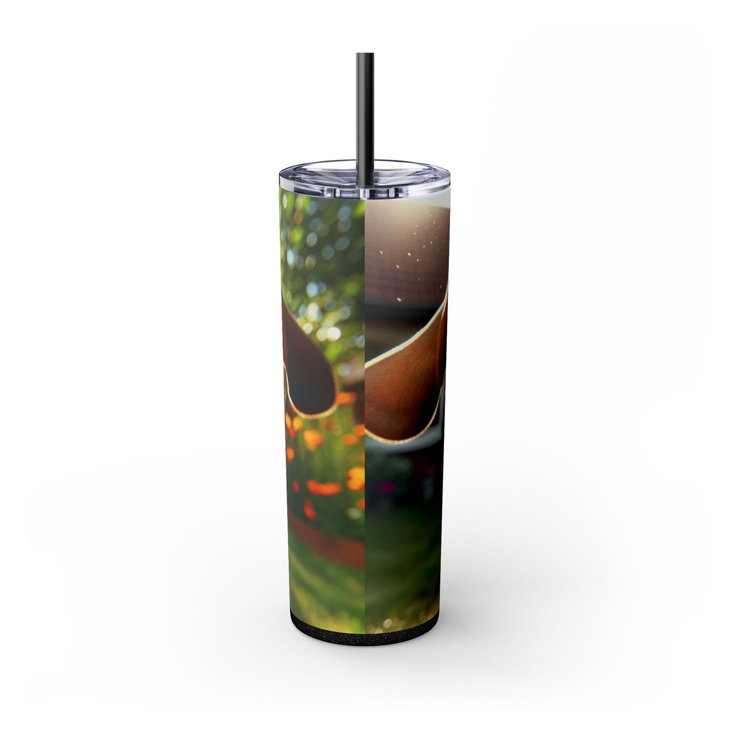 Bloodhound Skinny Tumbler with Straw, 20oz