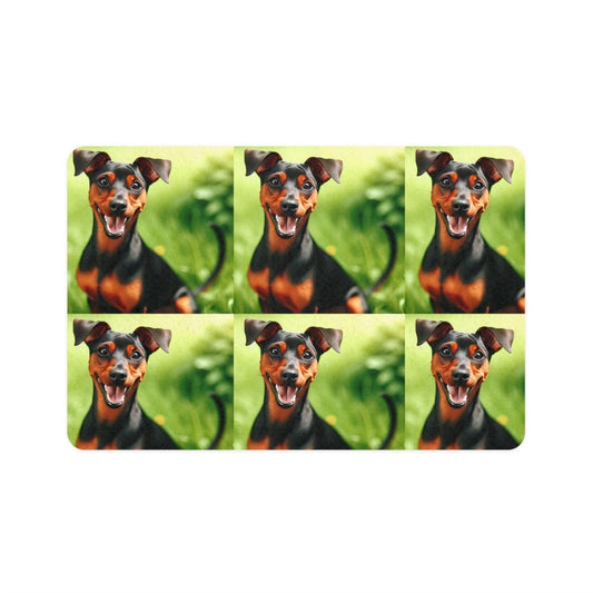 Pet Food Mat (12x18) - German Pinscher