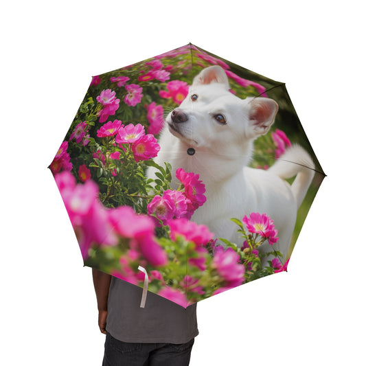 Norrbottenspets Semi-Automatic Foldable Umbrella