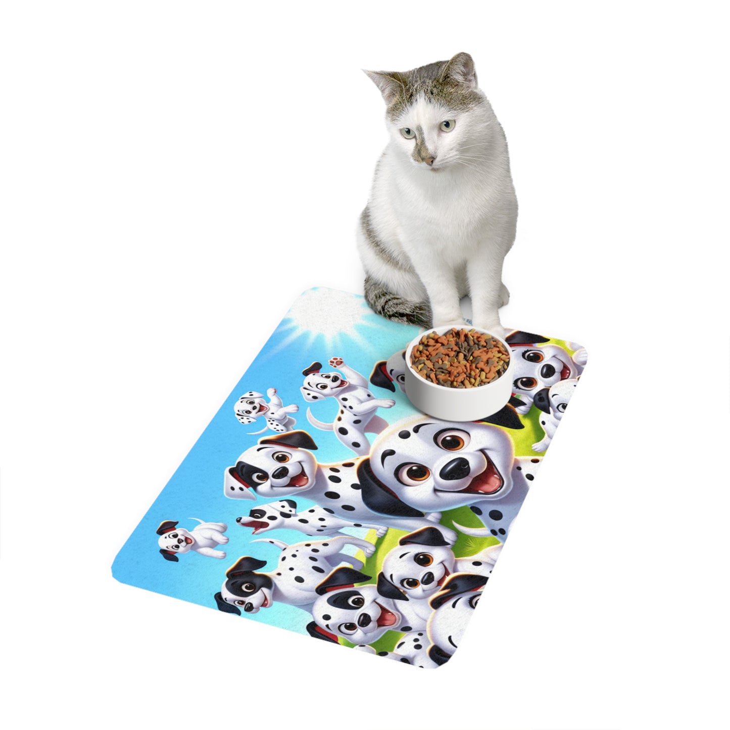 Pet Food Mat (12x18) - Dalmatian