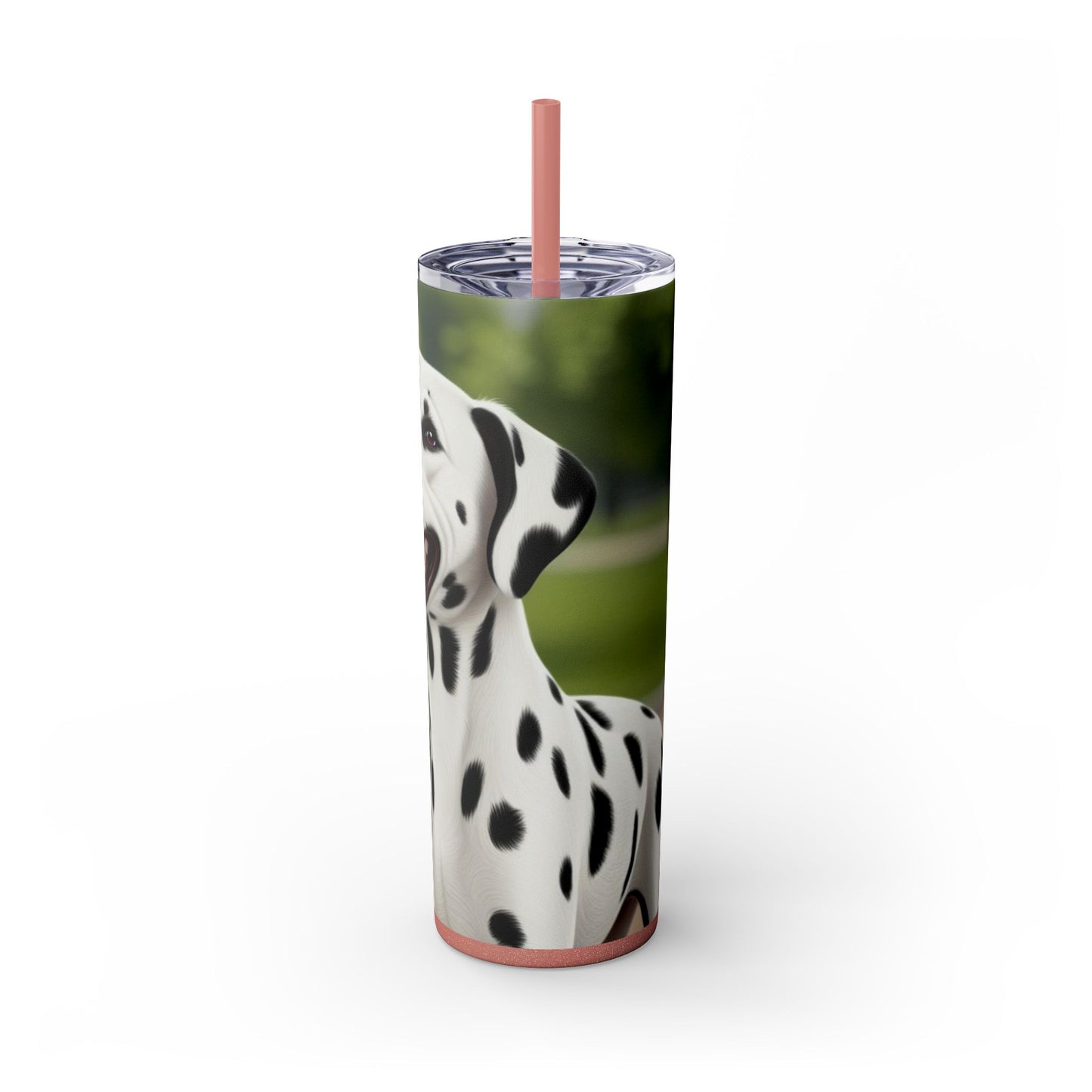 Skinny Tumbler with Straw – 20 oz Stainless Steel Cup