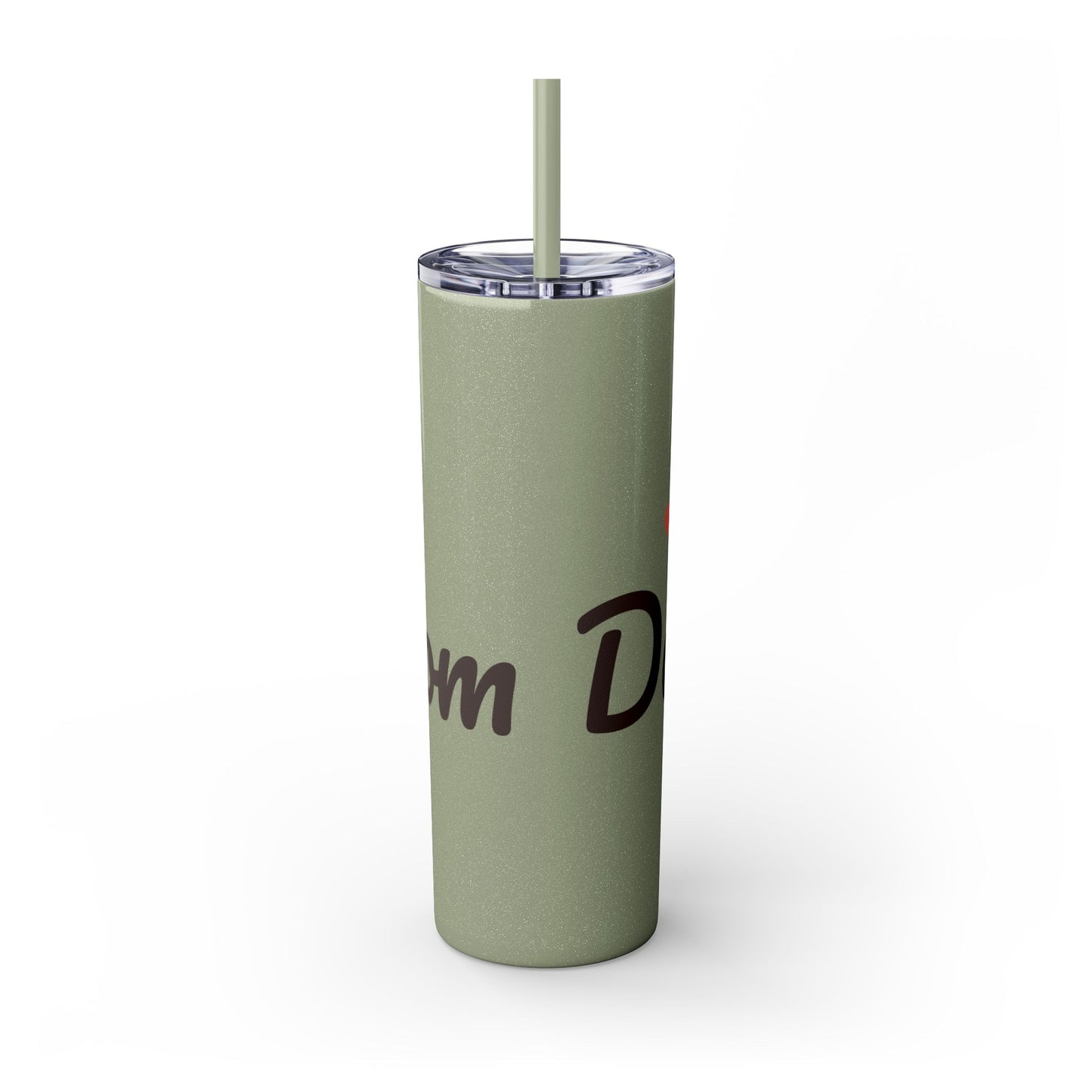 Skinny Tumbler with Straw – 20 oz Stainless Steel Cup