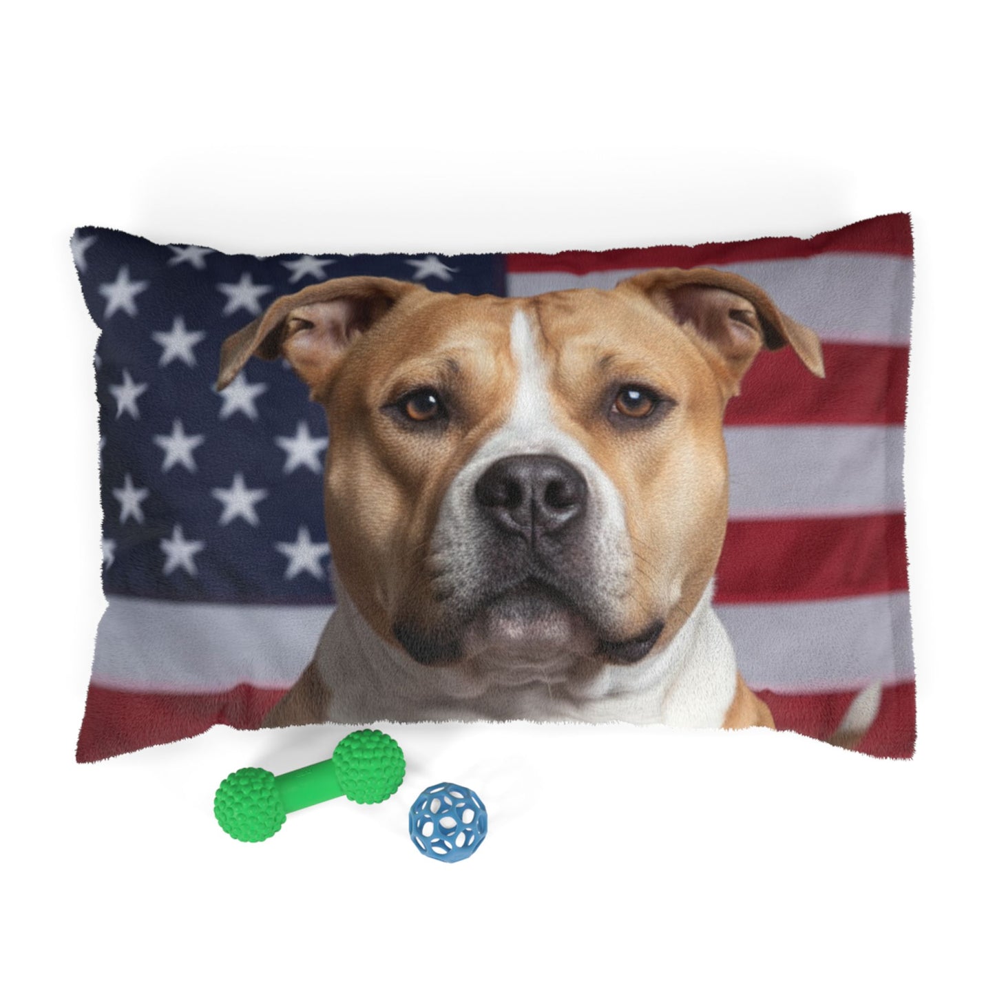 American Bully Patriotic Pet Bed