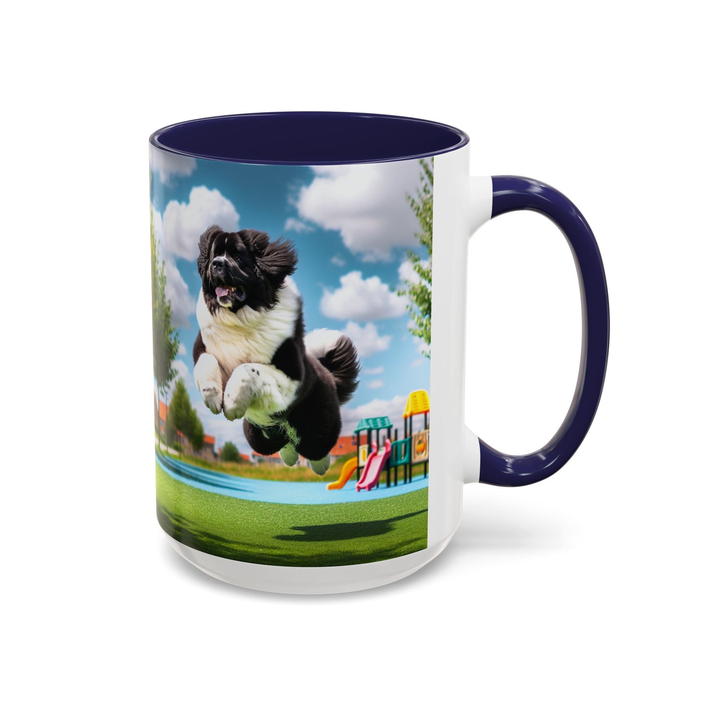 Taza de café con acento Landseer: el regalo perfecto para los amantes de los perros