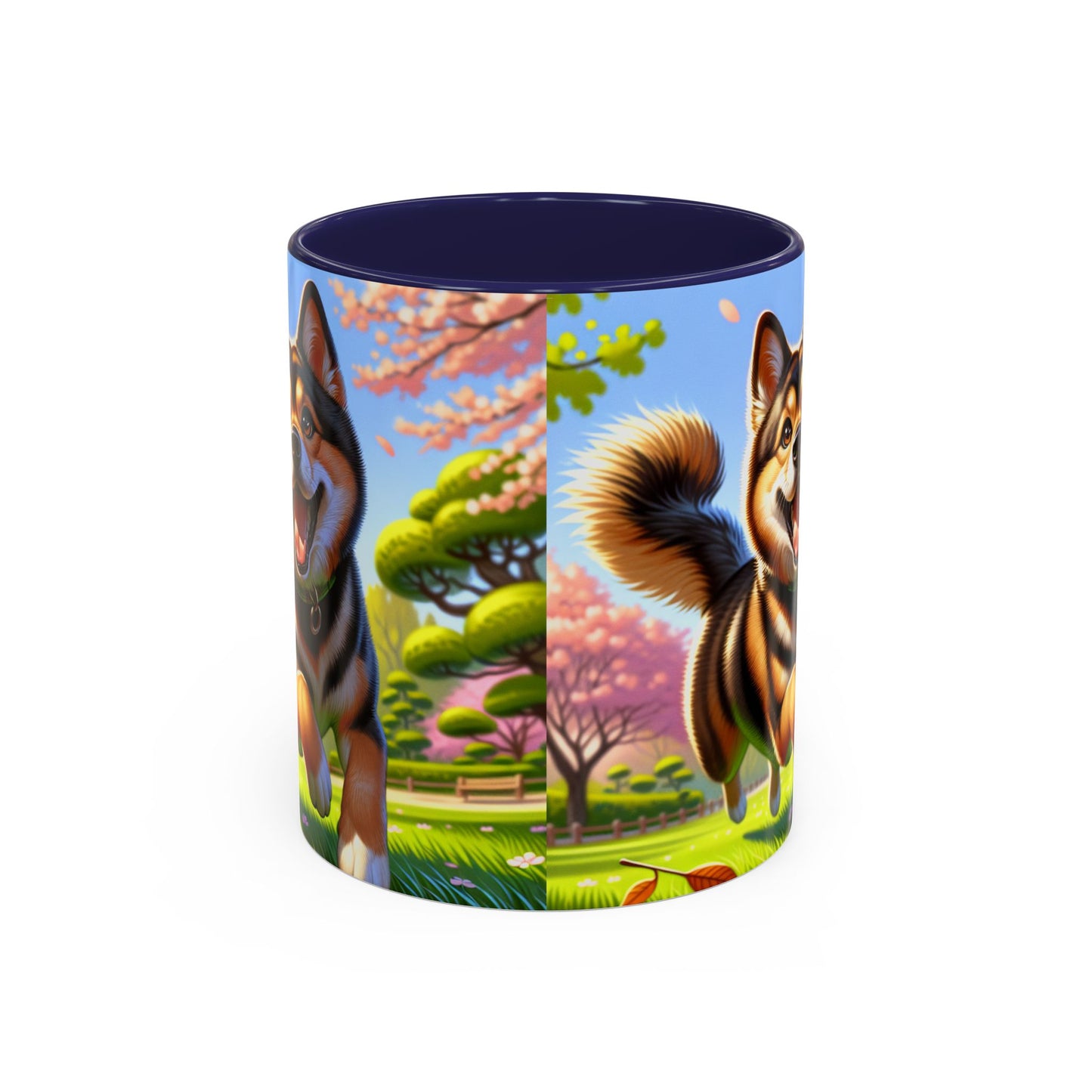 Taza de café con detalles de Shikoku: el regalo perfecto para los amantes de los perros