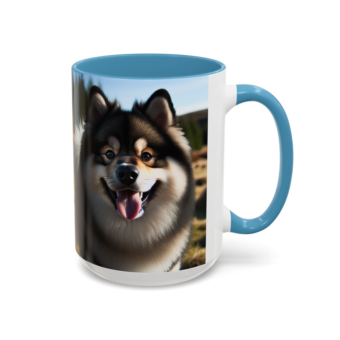 Norwegian Buhund Accent Coffee Mug - Perfect Gift for Dog Lovers