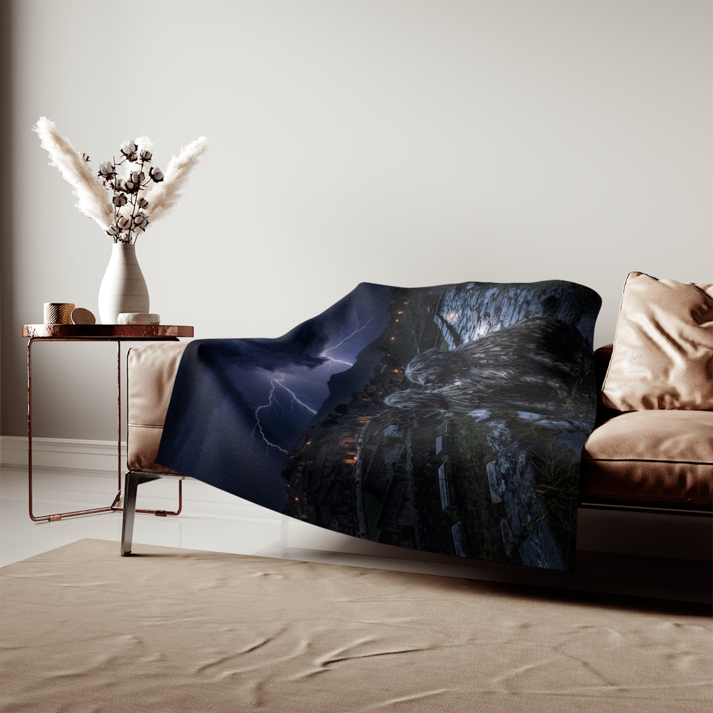 Bergamasco Shepherd Dog Blanket