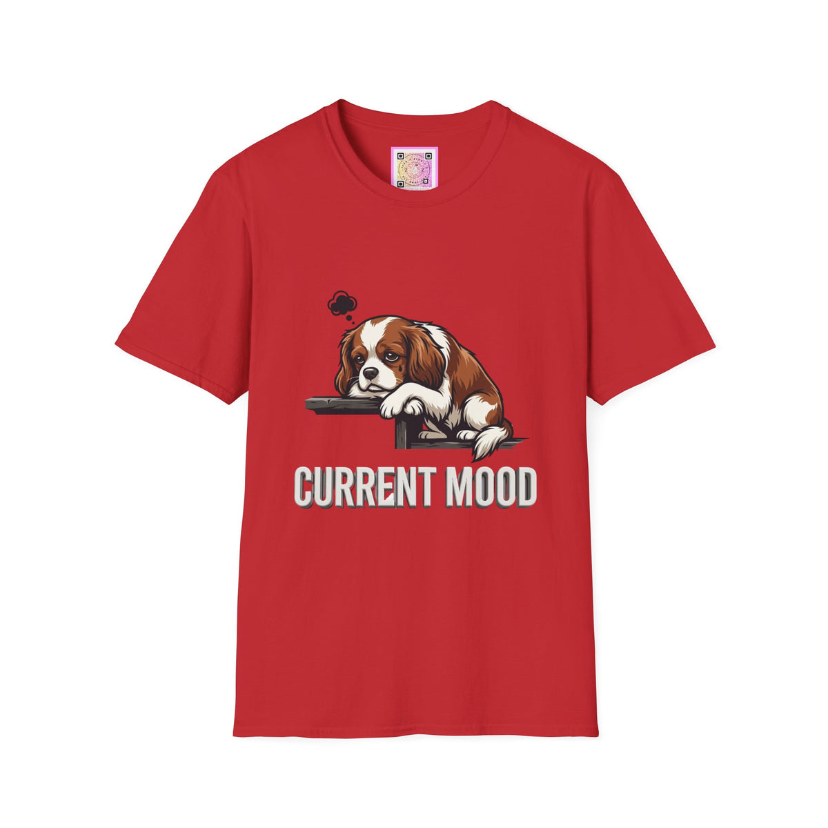 Cavalier King Charles Spaniel Current Mood Tee Shirt